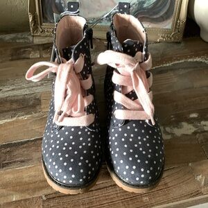 Girls Polka Dot boots
